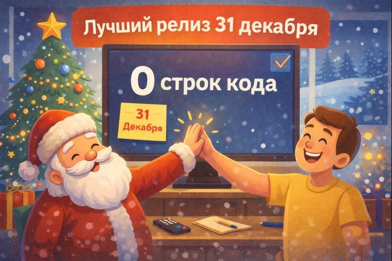 Цифра Дня от Цифра Два! Последняя в этой рубрике в этом году! 0 строк кодаЛучший релиз 31 декабря.Иногда самое умное ...
