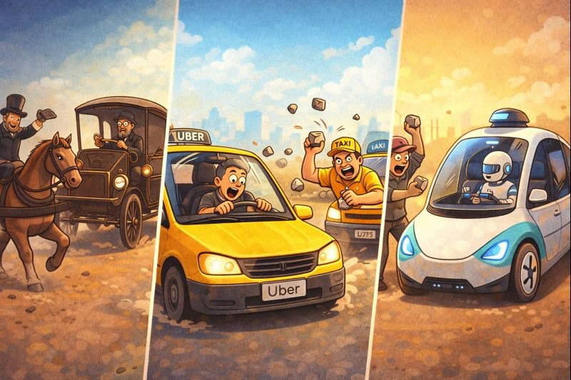 Как AI заходит в профессию - не сразу, а шаг за шагом?